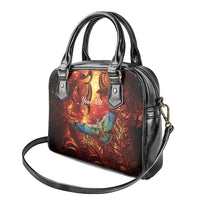 New Zealand Kea Bird Matariki Personalised Shoulder Handbag Silver Fern Maori Pattern LT22 - Polynesian Pride