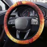 New Zealand Kea Bird Matariki Steering Wheel Cover Silver Fern Maori Pattern LT22 - Polynesian Pride