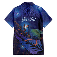 Takahe New Zealand Personalised Family Matching Mermaid Dress and Hawaiian Shirt Harakeke Silver Fern Maori Pattern LT22 - Polynesian Pride
