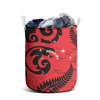 New Zealand Matariki Laundry Basket Maori New Year Koru Pattern