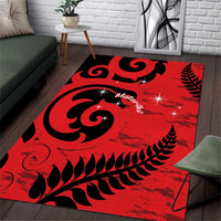 New Zealand Matariki Area Rug Maori New Year Koru Pattern