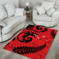 New Zealand Matariki Area Rug Maori New Year Koru Pattern