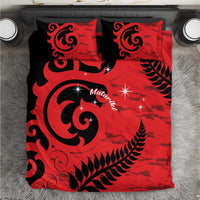 New Zealand Matariki Bedding Set Maori New Year Koru Pattern