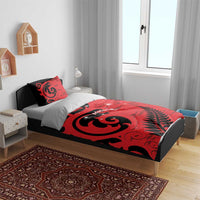 New Zealand Matariki Bedding Set Maori New Year Koru Pattern