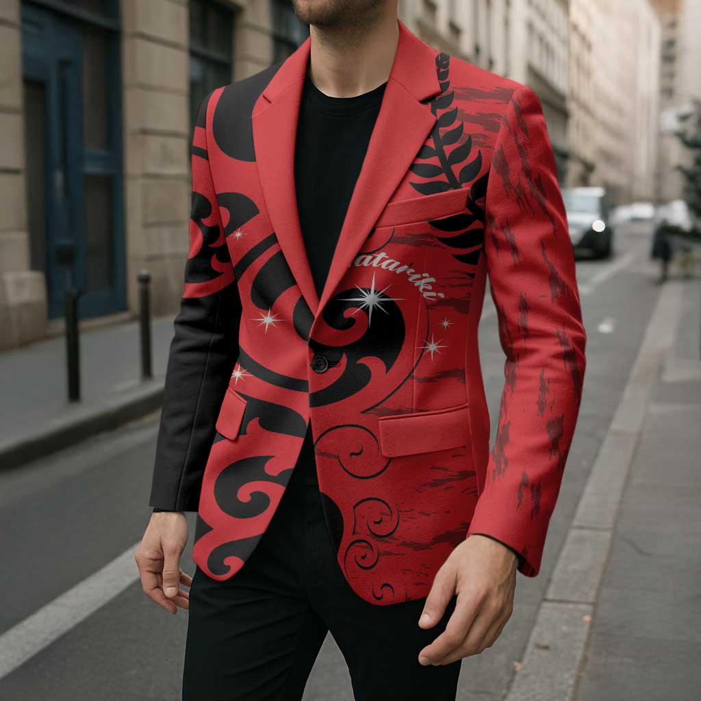 New Zealand Matariki Blazer Maori New Year Koru Pattern
