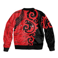 New Zealand Matariki Bomber Jacket Maori New Year Koru Pattern LT22 - Polynesian Pride