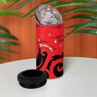 New Zealand Matariki 4 in 1 Can Cooler Tumbler Maori New Year Koru Pattern