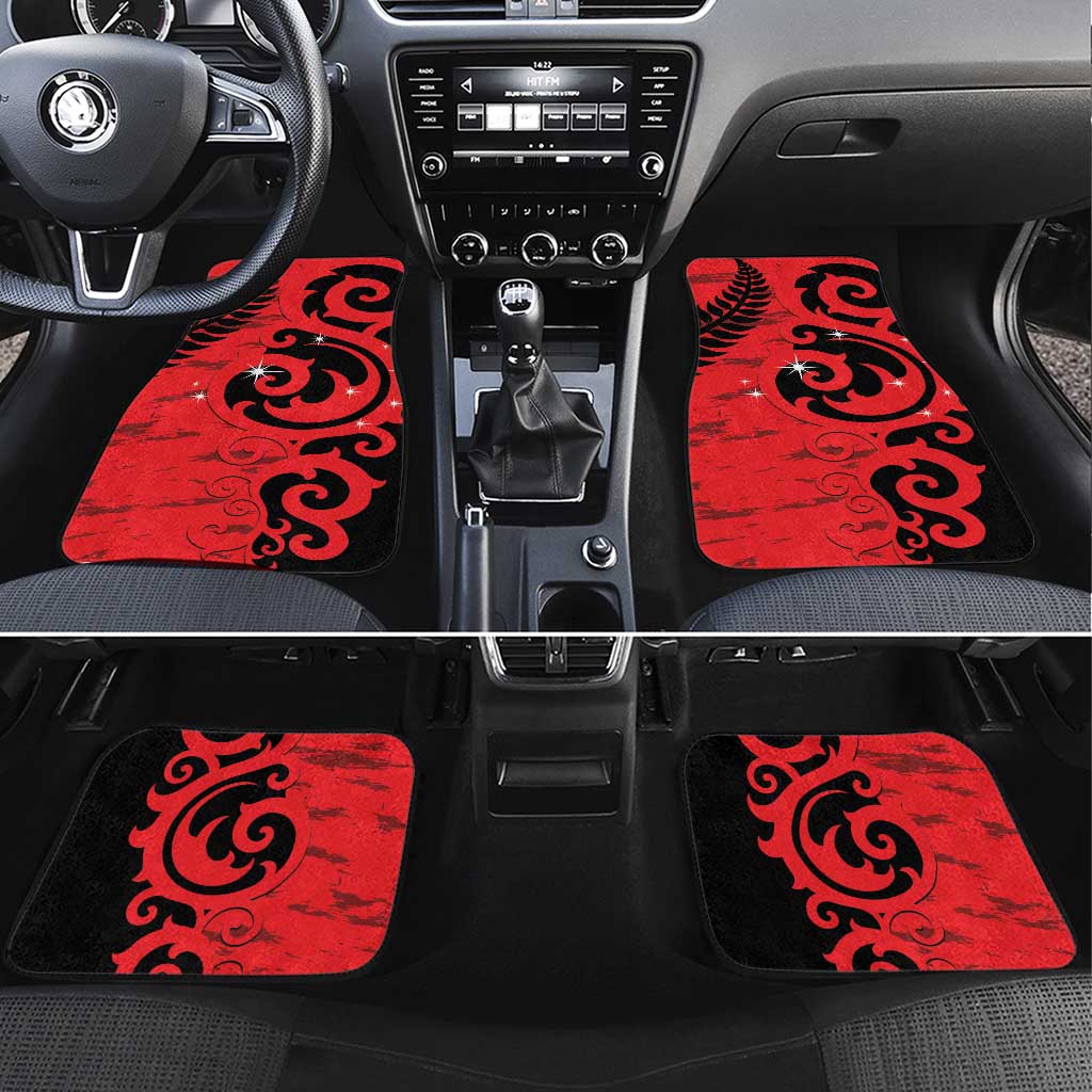New Zealand Matariki Car Mats Maori New Year Koru Pattern