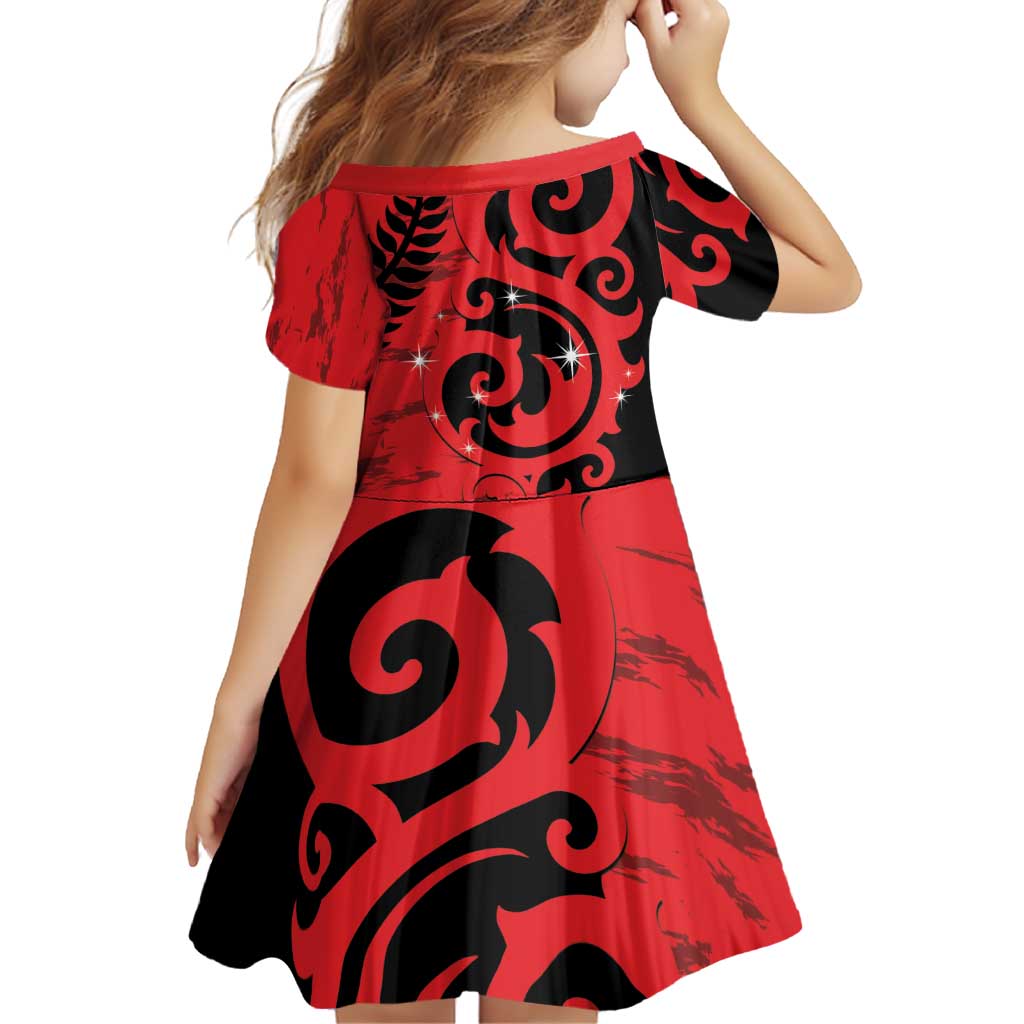 New Zealand Matariki Family Matching Off Shoulder Maxi Dress and Hawaiian Shirt Maori New Year Koru Pattern LT22 - Polynesian Pride