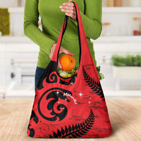 New Zealand Matariki Grocery Bag Maori New Year Koru Pattern