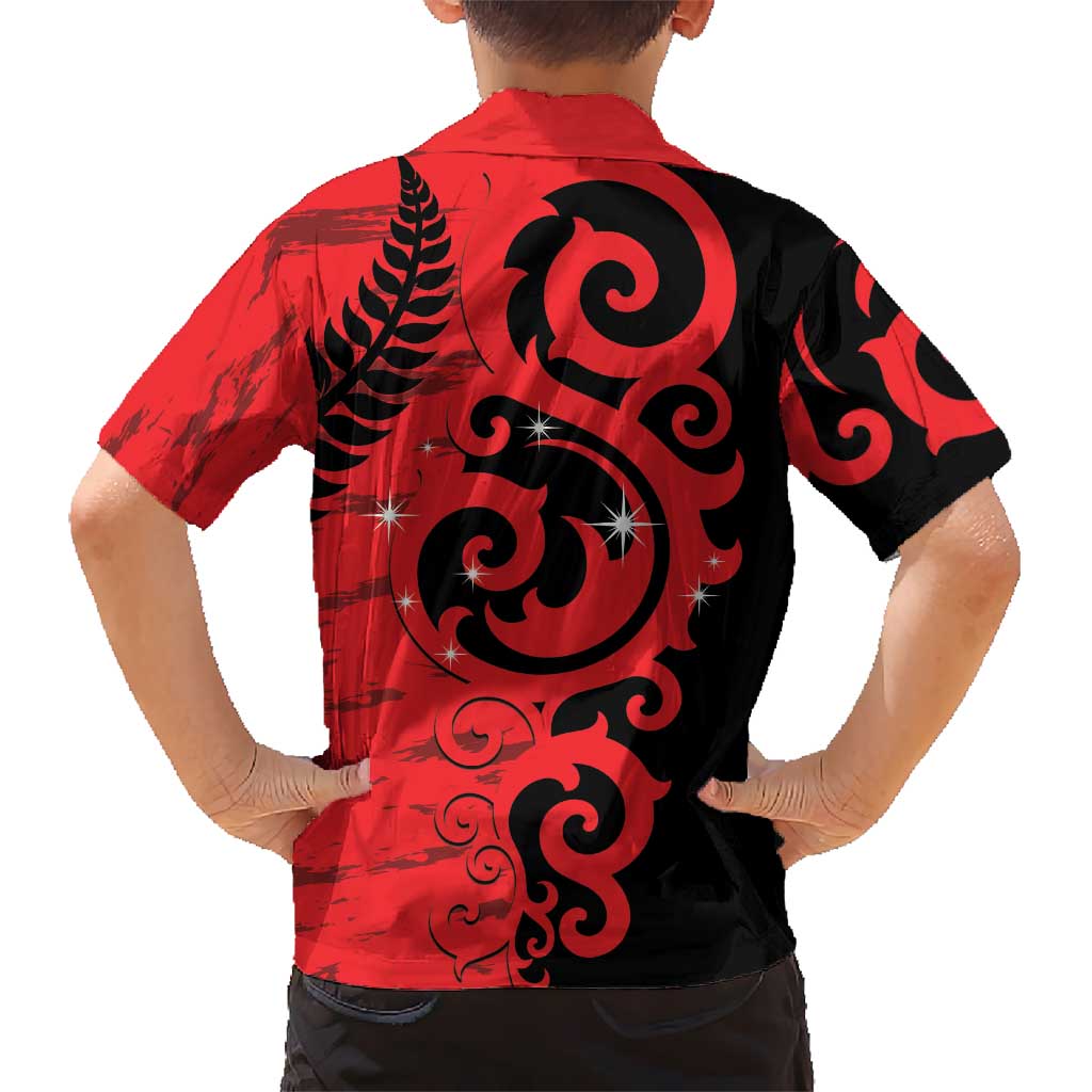New Zealand Matariki Hawaiian Shirt Maori New Year Koru Pattern
