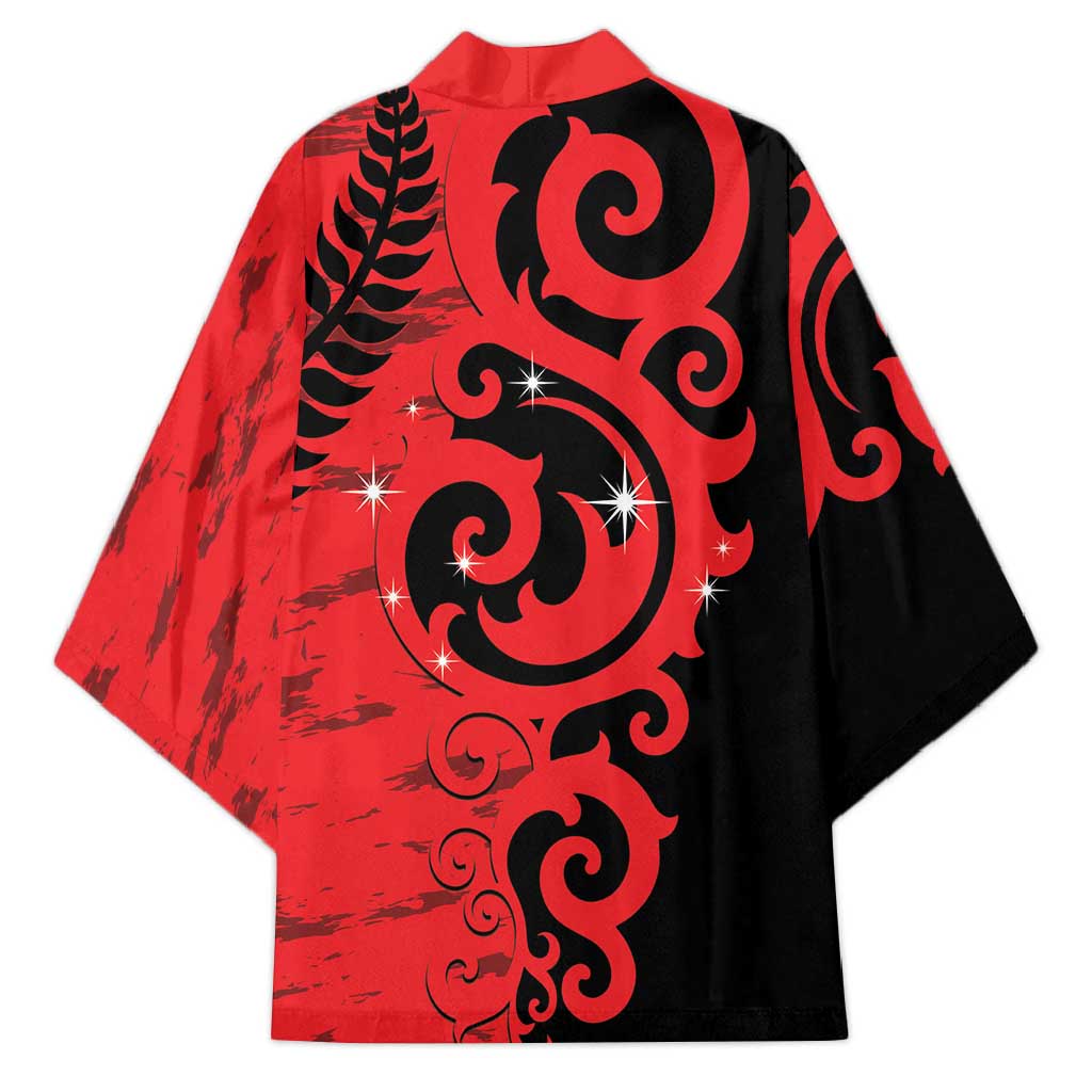 New Zealand Matariki Kimono Maori New Year Koru Pattern