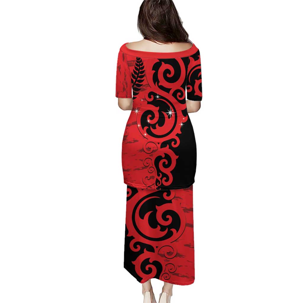 New Zealand Matariki Puletasi Maori New Year Koru Pattern