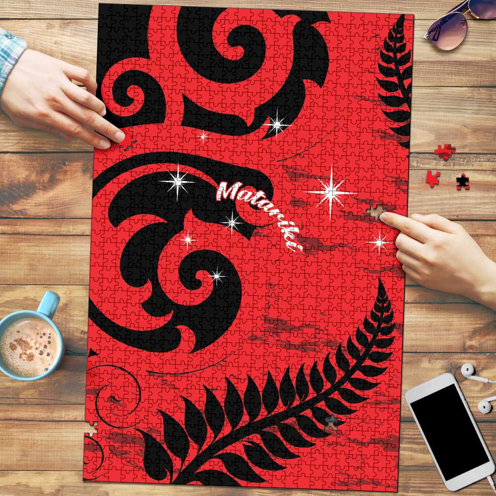 New Zealand Matariki Puzzle Maori New Year Koru Pattern