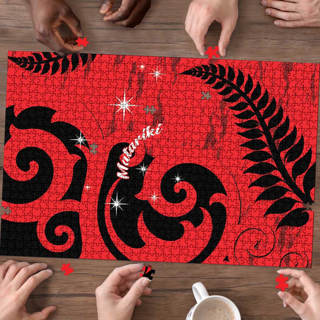 New Zealand Matariki Puzzle Maori New Year Koru Pattern