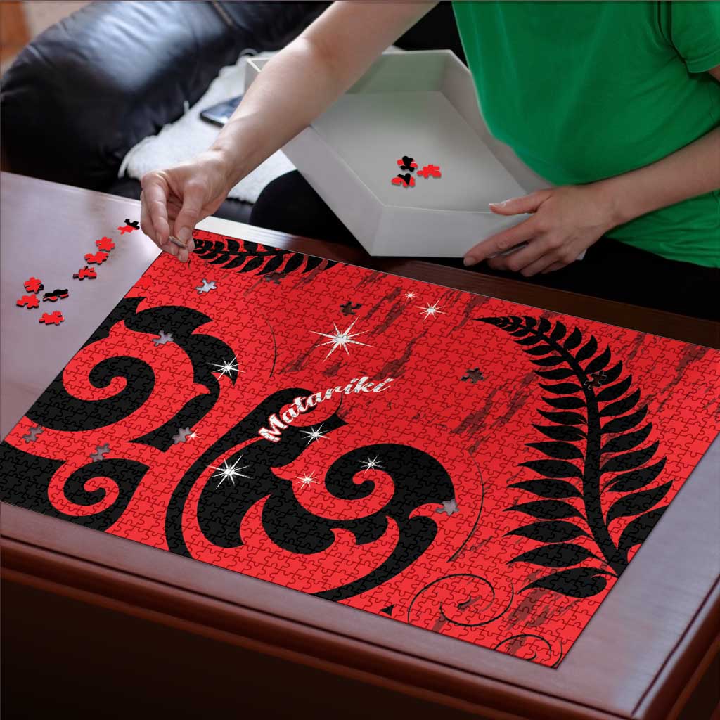 New Zealand Matariki Puzzle Maori New Year Koru Pattern