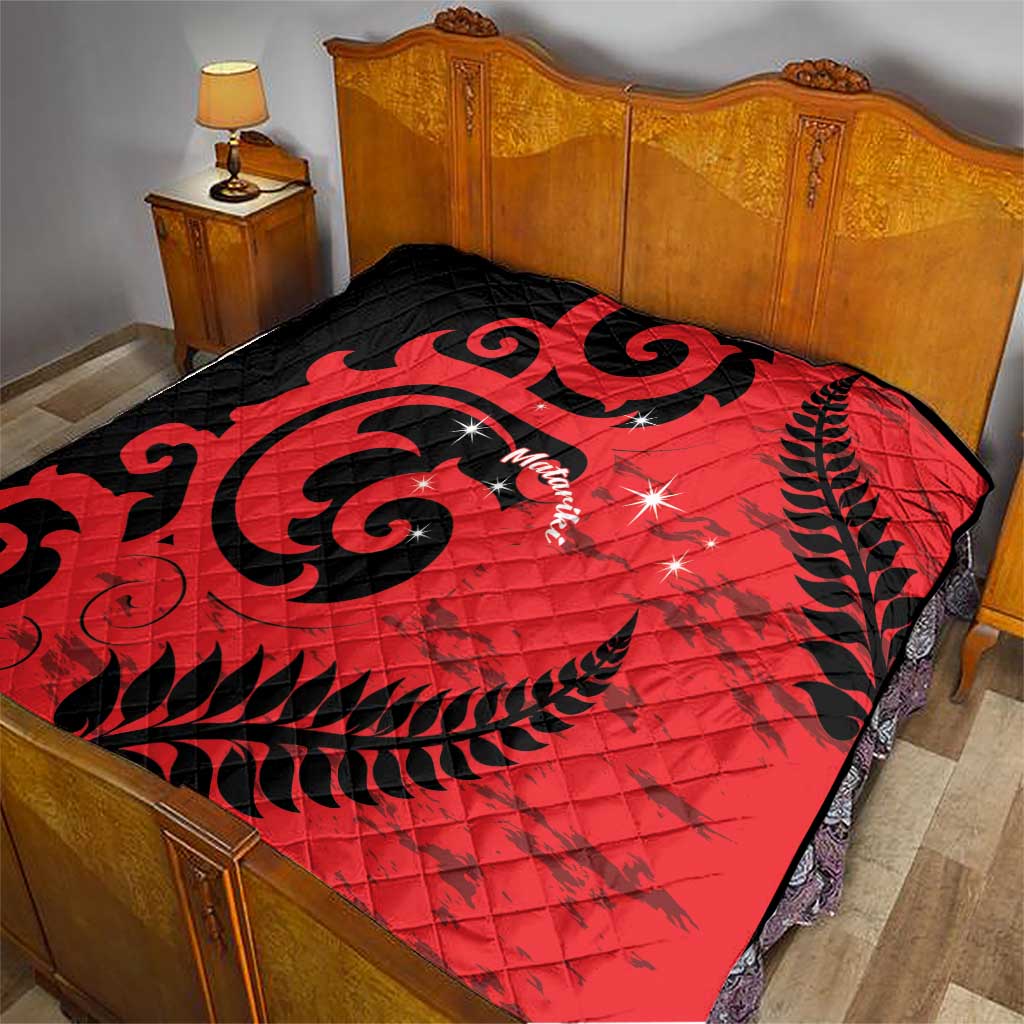 New Zealand Matariki Quilt Maori New Year Koru Pattern
