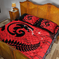 New Zealand Matariki Quilt Bed Set Maori New Year Koru Pattern