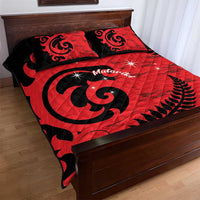 New Zealand Matariki Quilt Bed Set Maori New Year Koru Pattern