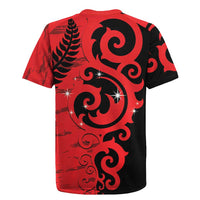 New Zealand Matariki Rugby Jersey Maori New Year Koru Pattern