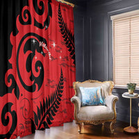 New Zealand Matariki Window Curtain Maori New Year Koru Pattern