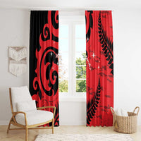 New Zealand Matariki Window Curtain Maori New Year Koru Pattern