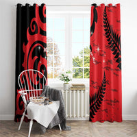 New Zealand Matariki Window Curtain Maori New Year Koru Pattern