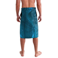 New Zealand Matariki Lavalava Maori Manaia Galaxy Silver Fern Blue Color LT22 - Polynesian Pride