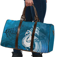 New Zealand Matariki Travel Bag Maori Manaia Galaxy Silver Fern Blue Color LT22 - Polynesian Pride