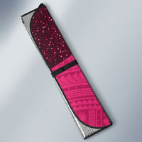 New Zealand Breast Cancer Awareness Auto Sun Shade Pink Ribbon Butterfly Maori Pattern LT22 - Polynesian Pride