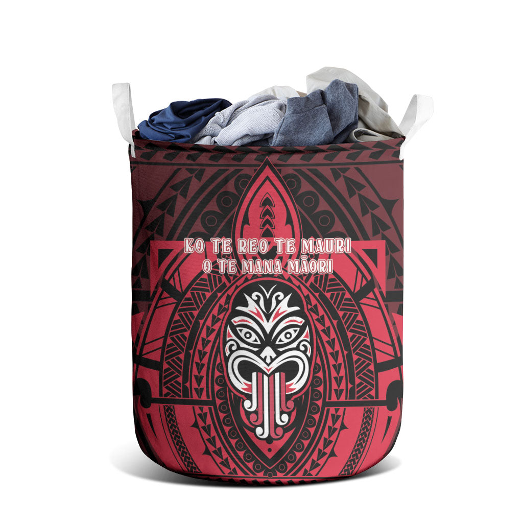 New Zealand Maori Language Week Laundry Basket Te Wiki O Te Reo Maori Hei Tiki LT22 - Polynesian Pride