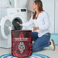 New Zealand Maori Language Week Laundry Basket Te Wiki O Te Reo Maori Hei Tiki LT22 - Polynesian Pride