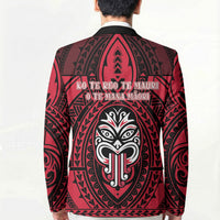 New Zealand Maori Language Week Blazer Te Wiki O Te Reo Maori Hei Tiki LT22 - Polynesian Pride