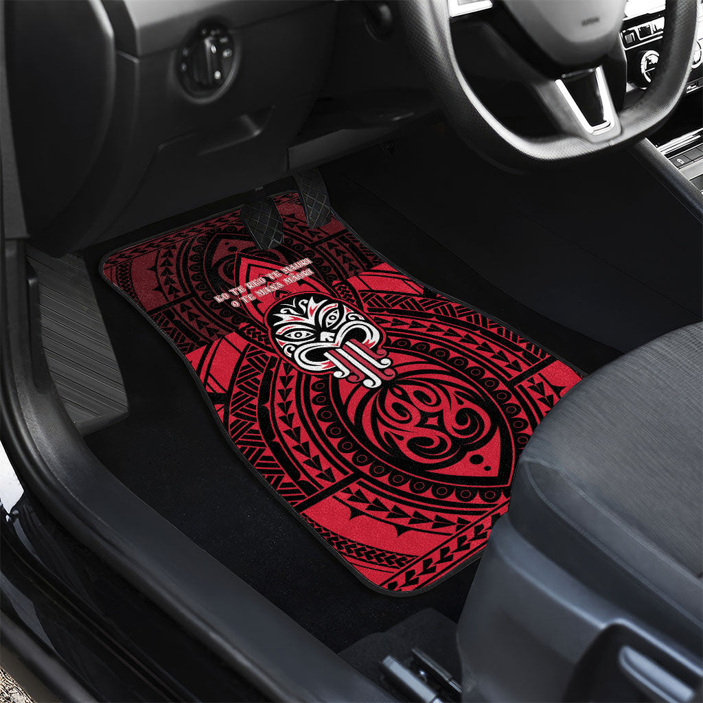 New Zealand Maori Language Week Car Mats Te Wiki O Te Reo Maori Hei Tiki LT22 - Polynesian Pride