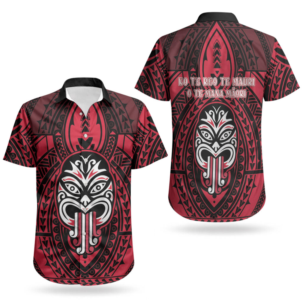 New Zealand Maori Language Week Couples Matching Tank Maxi Dress and Hawaiian Shirt Te Wiki O Te Reo Maori Hei Tiki LT22 - Polynesian Pride