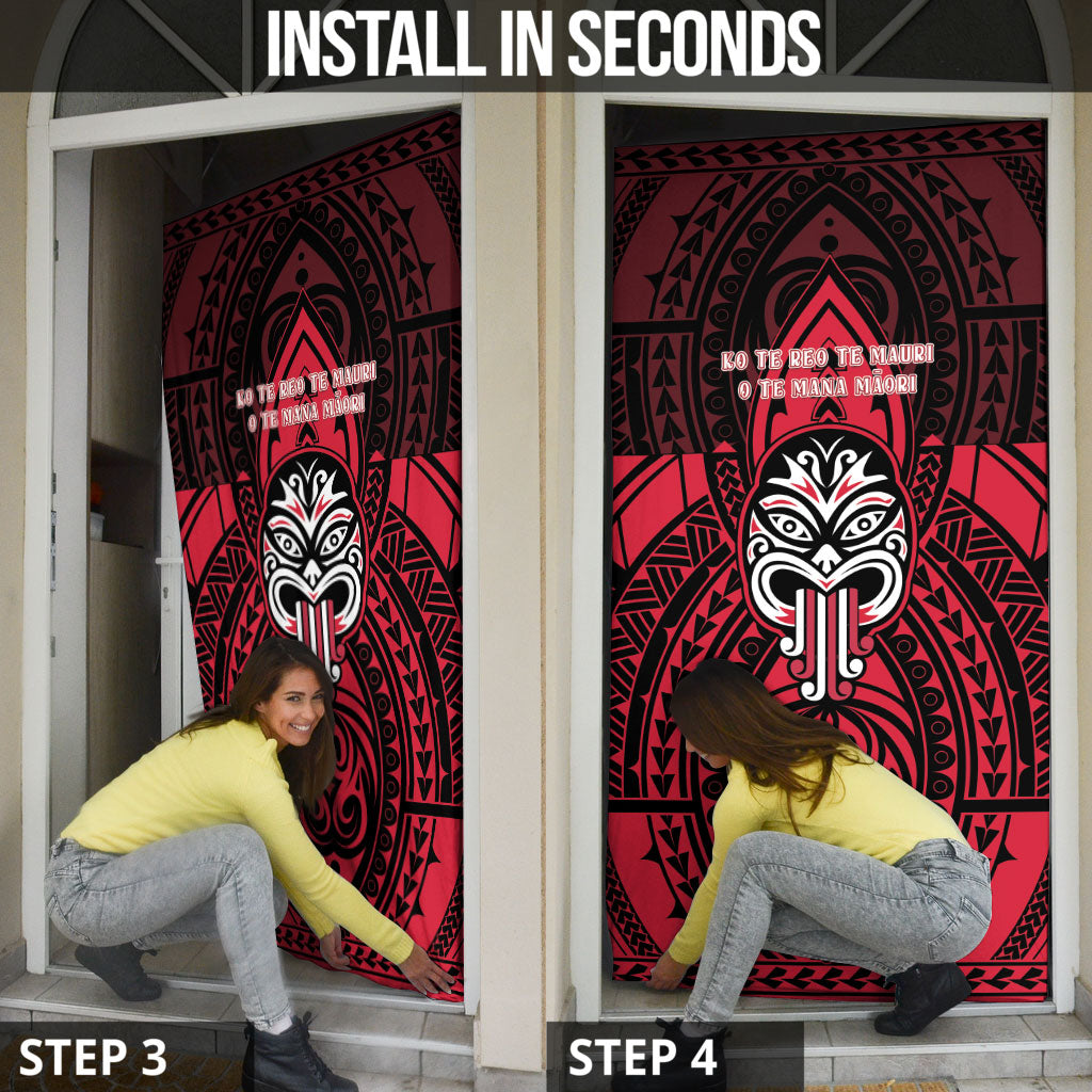 New Zealand Maori Language Week Door Cover Te Wiki O Te Reo Maori Hei Tiki LT22 - Polynesian Pride
