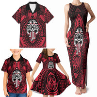 New Zealand Maori Language Week Family Matching Tank Maxi Dress and Hawaiian Shirt Te Wiki O Te Reo Maori Hei Tiki LT22 - Polynesian Pride