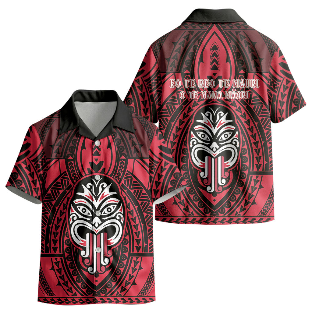 New Zealand Maori Language Week Kid Hawaiian Shirt Te Wiki O Te Reo Maori Hei Tiki LT22 - Polynesian Pride
