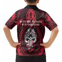 New Zealand Maori Language Week Kid Hawaiian Shirt Te Wiki O Te Reo Maori Hei Tiki LT22 - Polynesian Pride