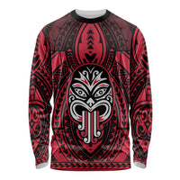 New Zealand Maori Language Week Long Sleeve Shirt Te Wiki O Te Reo Maori Hei Tiki LT22 Unisex Red - Polynesian Pride
