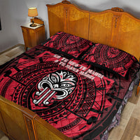 New Zealand Maori Language Week Quilt Bed Set Te Wiki O Te Reo Maori Hei Tiki LT22 - Polynesian Pride