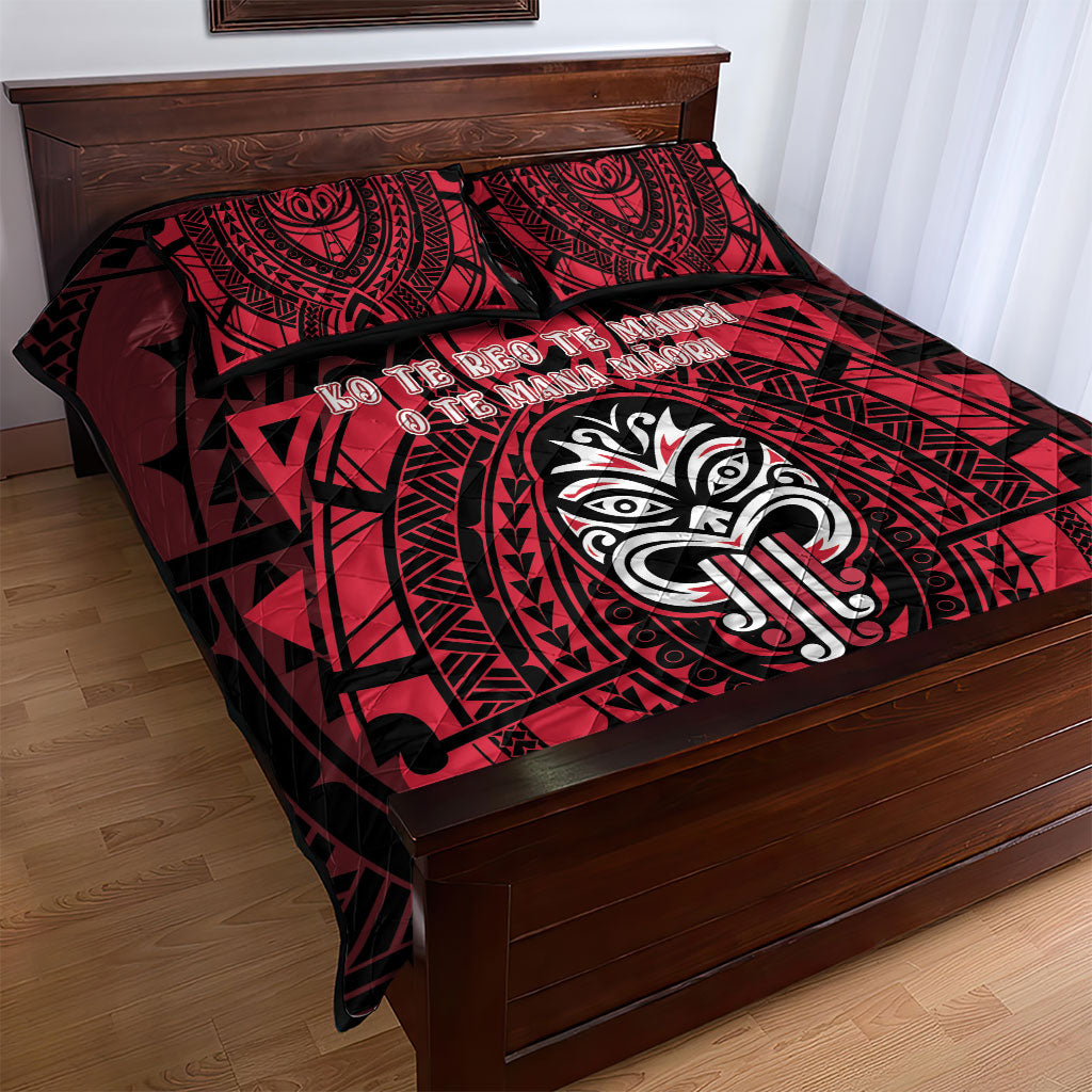 New Zealand Maori Language Week Quilt Bed Set Te Wiki O Te Reo Maori Hei Tiki LT22 - Polynesian Pride
