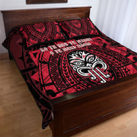 New Zealand Maori Language Week Quilt Bed Set Te Wiki O Te Reo Maori Hei Tiki LT22 - Polynesian Pride