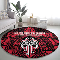 New Zealand Maori Language Week Round Carpet Te Wiki O Te Reo Maori Hei Tiki LT22 - Polynesian Pride
