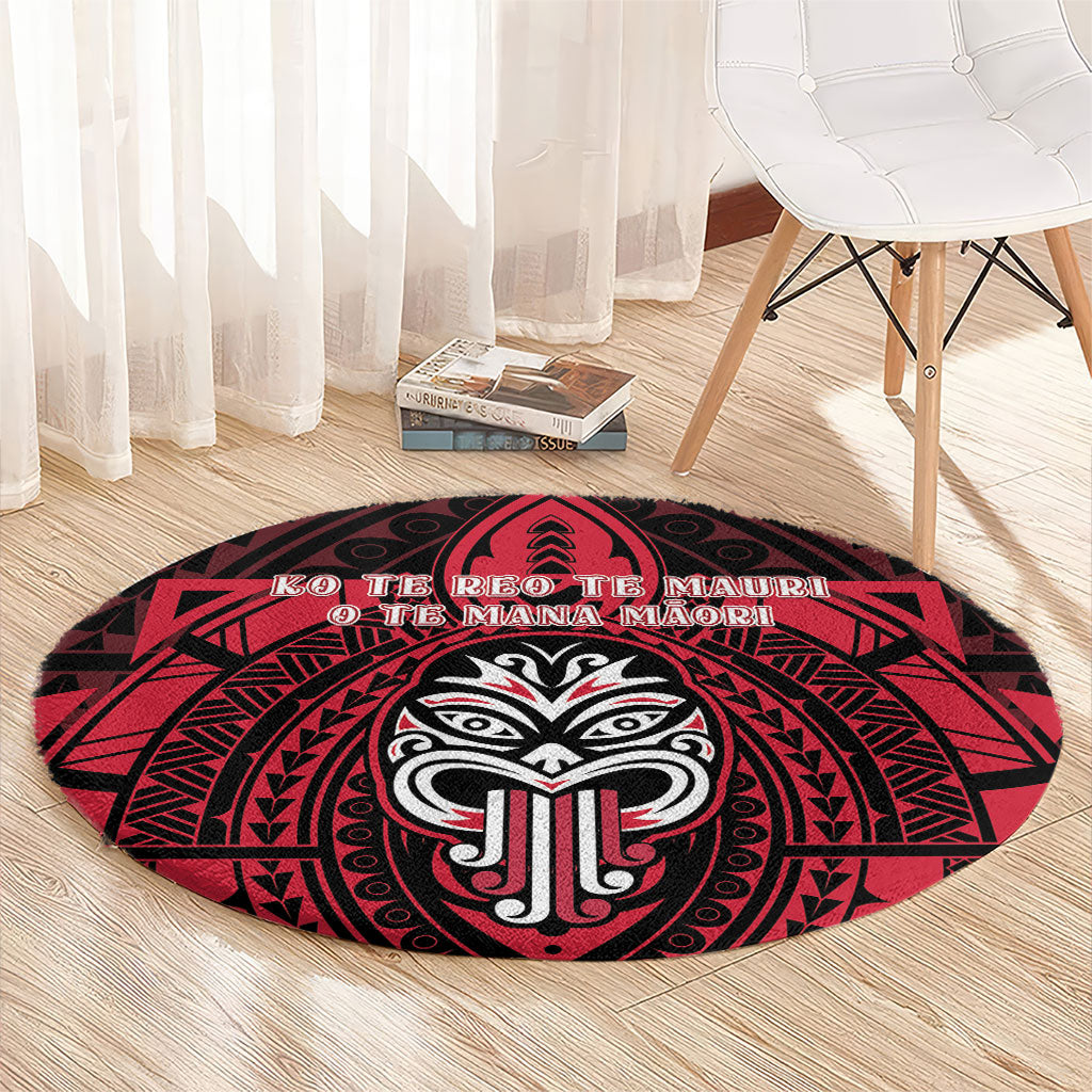 New Zealand Maori Language Week Round Carpet Te Wiki O Te Reo Maori Hei Tiki LT22 - Polynesian Pride