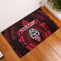 New Zealand Maori Language Week Rubber Doormat Te Wiki O Te Reo Maori Hei Tiki LT22 - Polynesian Pride