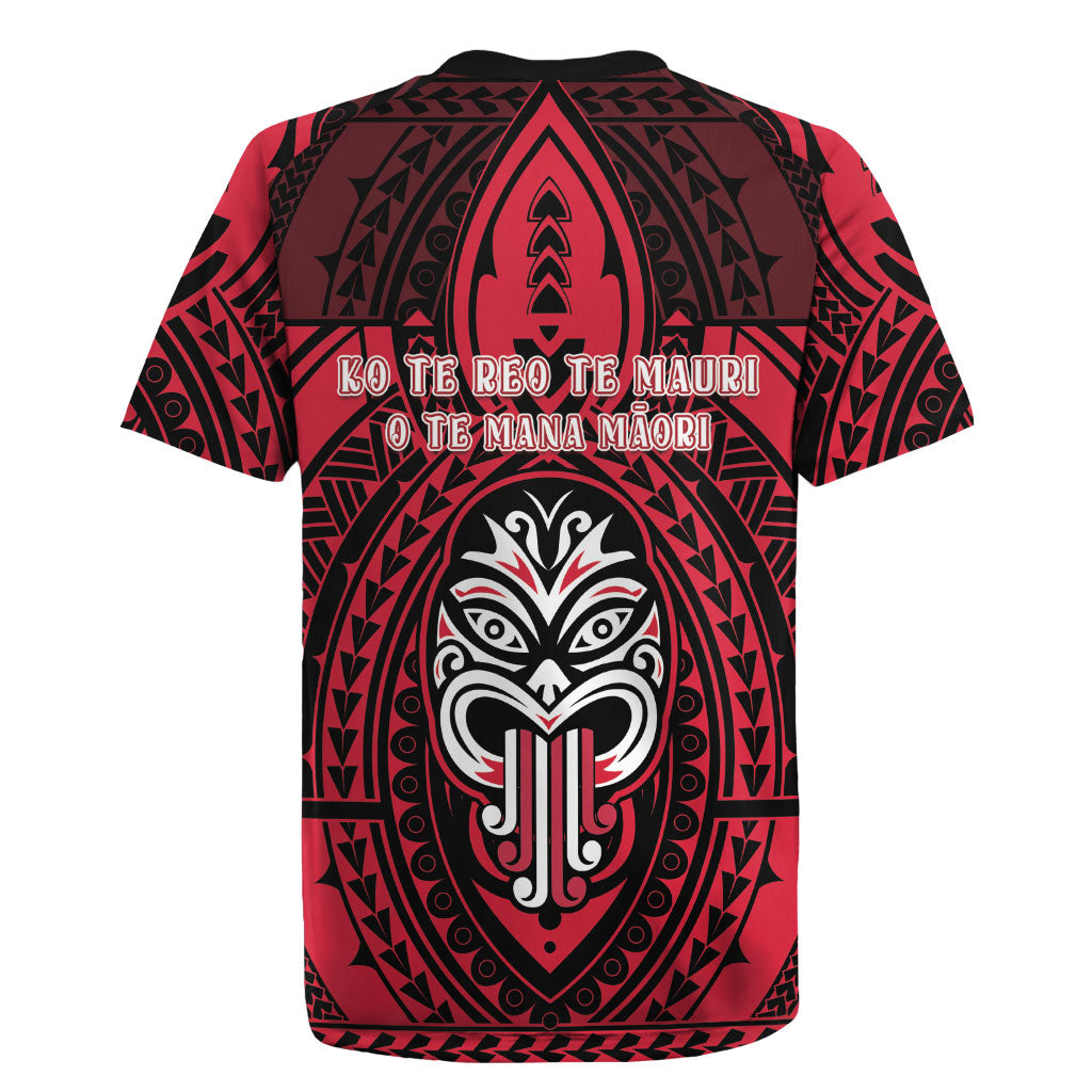New Zealand Maori Language Week Rugby Jersey Te Wiki O Te Reo Maori Hei Tiki LT22 - Polynesian Pride