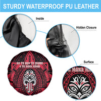 New Zealand Maori Language Week Spare Tire Cover Te Wiki O Te Reo Maori Hei Tiki LT22 - Polynesian Pride