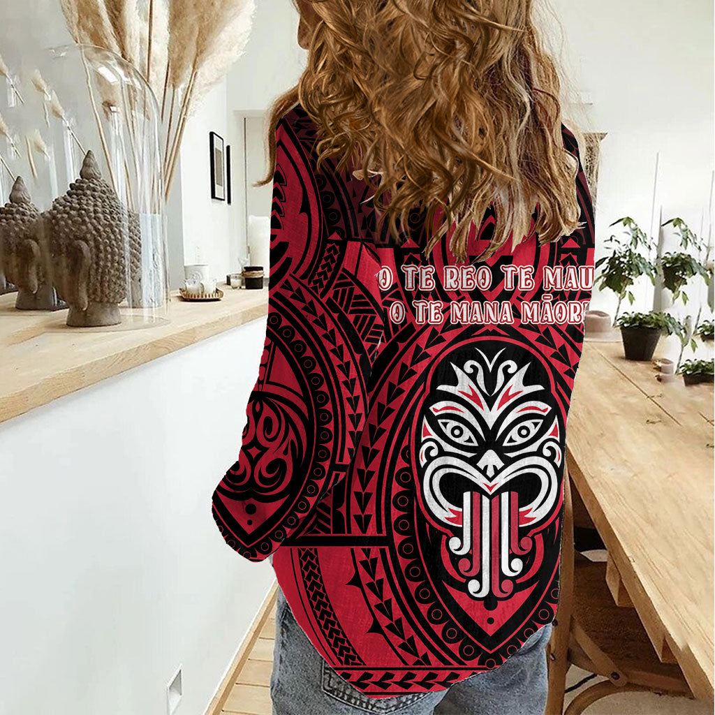 New Zealand Maori Language Week Women Casual Shirt Te Wiki O Te Reo Maori Hei Tiki LT22 - Polynesian Pride