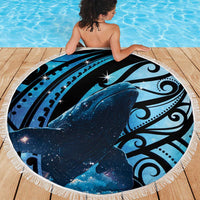 New Zealand Matariki Beach Blanket Maori Humpback Whale Galaxy LT22 - Polynesian Pride